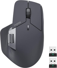 rapoo MT760 Light Black Multi Mode Wireless Mouse picture