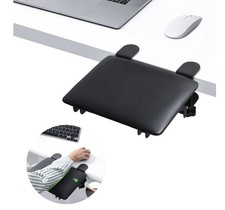eulps Foldable Desk Extender Tray, Arm Rest for Desk, Ergonomic Forearm Leather picture