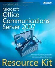 MICROSOFT OFFICE COMMUNICATIONS SERVER 2007 RESOURCE KIT By Jeremy Buch & Rui picture
