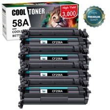 4PK CF258A 58A Toner Compatible with HP LaserJet Pro M404dn MFP M428fdw No Chip picture