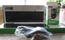 (NEW) TECH BUNDLE BTO Wired Keyboard and Mouse Bundle (Set of 4) picture