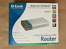 New in Box D-Link 4 Port Broadband VPN Router with Ethernet Cable DI-804HV picture