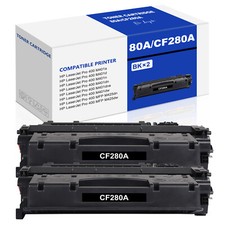 2PK CF280A For HP 80A Toner LaserJet Pro 400 M401n M401dn M401dne MFP M425dn picture