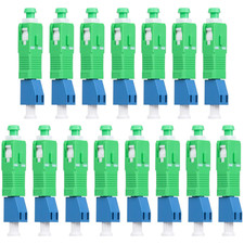 15-Pack SCAPC Male to LCUPC Female Singlemode Adapter Fiber Optic Connector FTTH picture