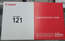 Canon 121 Black Toner Cartridge Genuine Original New Sealed Box picture