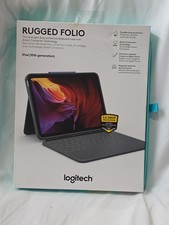 Logitech Rugged Folio for iPad 10th Gen and A16 ( Oxford Gray ) picture
