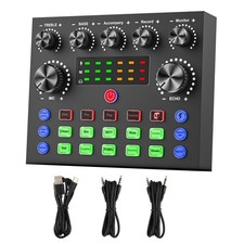 V8S Sound Card Live Audio Equipment Multi-platform Live Broadcast Compatibility picture