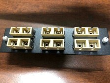 Leviton 6 Duplex 5F100-2EC Fiber Panel (LOT OF 7) picture