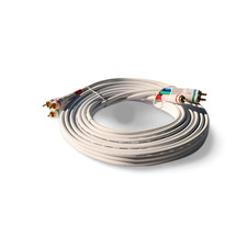 12ft HDTV Component Video Digital TV Triple RCA Shielded 3 - White picture