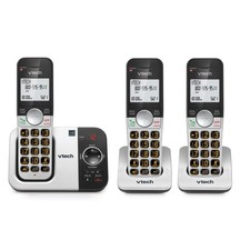 Hear Every Call Clearly - VTech 3 Handset Cordless Phone System picture