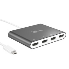 J5Create JCA366 USB C To Quad HDMI Multi Monitor Adapter picture