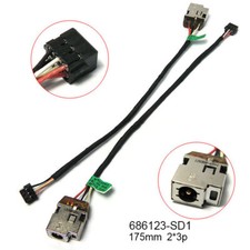 HP ENVY PRO 4-1000 POWER JACK HARNESS PLUG IN CABLE 686123-SD1 686124-FD1 picture