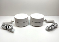 Lot of 2 Google Wireless Mesh Wi-Fi Router AC-1304 with Adapters picture