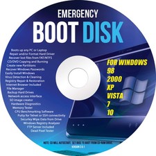 Windows Emergency Boot Disk for PC Repair DVD All in One Tool Latest Version picture