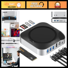Mac Mini M4 Docking Station with NVMe SSD Enclosure, Dual Monitor, 6-Port USB-C picture