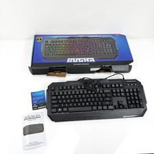 Bugha Exclusive Backlit RGB LED Gaming Keyboard with Function Keys for PC USB picture