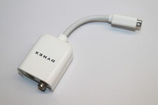 Dynex DX-AP100 Video Adapter Mini DVI to S-Video RCA Cable Connector for Macbook picture