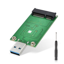 Msata to USB 3.0 Adapter Mini SATA Converter No Cable Needed picture