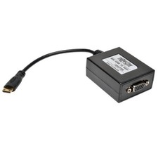 TRIPP LITE CABLES AND CONNECTI P131-06N-MINI Mini HDMI to VGA Adapter Converter picture