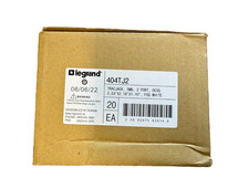 Legrand 404TJ2 SURFACE MOUNT BOX TWO TRACJACKS , W/ COVER, FOG WHITE QTY 20 picture