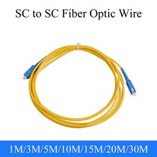 5 Pack UPC SC-SC Single Mode Simplex Fiber Cable, Single Core Indoor Patch Cord picture