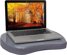 Mini Lap Desk with Memory Foam Cushion | Handle | Fits Laptops Up to 15