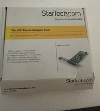 STARTECH 1 PORT PARALLEL ADAPTER CARD. PART# PCI1PECP NEW OPEN BOX. picture