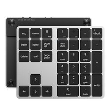 Kisnt KN300BT Bluetooth Number Pad for Laptop, 34- Key Black + Silver  picture