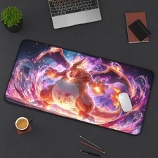 Gigantamax Charizard Fire Dragon Gaming Mouse Pad Desk Mat Accessories picture
