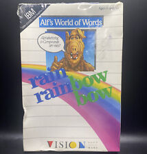 ALF’s World of Words IBM Computer Software Vision Software 1993 Vintage VTG NOS picture
