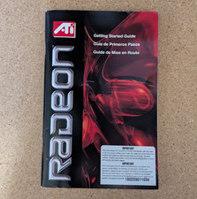 ATI Radeon 9800/9700/9500 Series Graphics Card MANUAL INSTRUCTIONS ONLY 2003 Vtg picture