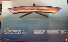 Samsung Essential CF396 27in Curved Monitor 1080p 60Hz HDMI VGA Box Only picture