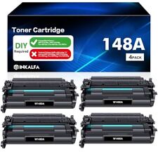 148A Toner Cartridge Black 4 Pack Compatible Replacement Printer picture
