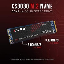 PNY XLR8 CS3040 2TB M.2 NVMe Internal SSD (M280CS3030-2TB-RB) picture