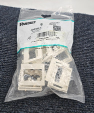 (10 PIECES) Panduit CHF2IW-X Mini-Com 2 Position 1/2 Flat Insert picture