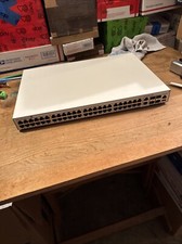 Alcatel Lucent OS6360-PH48 48 Port PoE Switch Tested & Working White No Cord picture