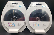 CD-R BLACK Memorex 700 MB 80 min (10) pack x 2 Recordable picture
