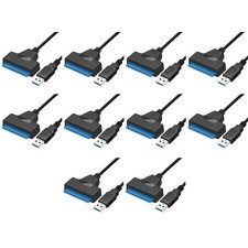 10X USB  Cable  3 to USB 3.0 Adapter USB  Adapter Cable Support 2.5 Inches9808 picture