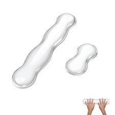 Silicone Gel Keyboard and Mouse Wrist Rest Set, Ergonomic Cool Non-Slip Pad for picture
