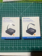 Cable Matters - USB-C Multiport Adapter With Dual DisplayPort & PD - NEW picture
