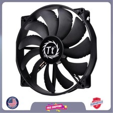 Thermaltake Pure 20 Series 200mm Quiet High Airflow PC Case Fan Black CL-F015... picture