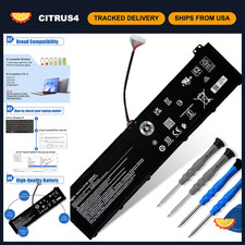 High-Capacity 90.61Wh Laptop Battery Replacement for Acer Nitro 5 & Helios 300, picture