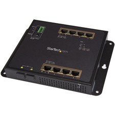 StarTech 8-Port PoE+ Gigabit Ethernet Managed Switch w/ 2 SFP Connections picture