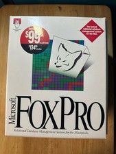 Microsoft FoxPro Database Management System Version 2.5 VTG  STD picture
