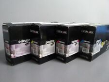 LEXMARK 24B5804/24B5805/24B5806/24B5807 Toner Cartridge Set of 4 picture