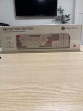 Keychron B6 Pro Ultra-Slim Wireless Keyboard Retro Red picture