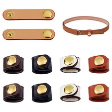 SUPERFINDINGS 10Pcs 5 Colors Pu Leather Shortener Buckles Leather Cable Strap... picture