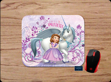 SOPHIA THE FIRST UNICORN ADVENTURES PURPLE PRINCESS MOUSE PAD DESK MAT KIDS GIFT picture