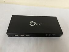 SIIG 2x1 USB DisplayPort 2-Port KVM Switch 02-1386A - Unit only picture