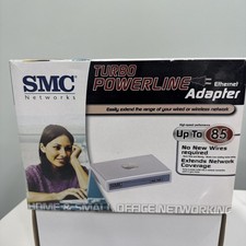 SMC Networks Turbo Powerline EZ Connect Ethernet Adapter SMCHT-ETH to 85 MBPS  picture